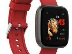 Ceas Smartwatch iUni H5, Touchscreen, Bluetooth, Notificari, Pedometru, Red